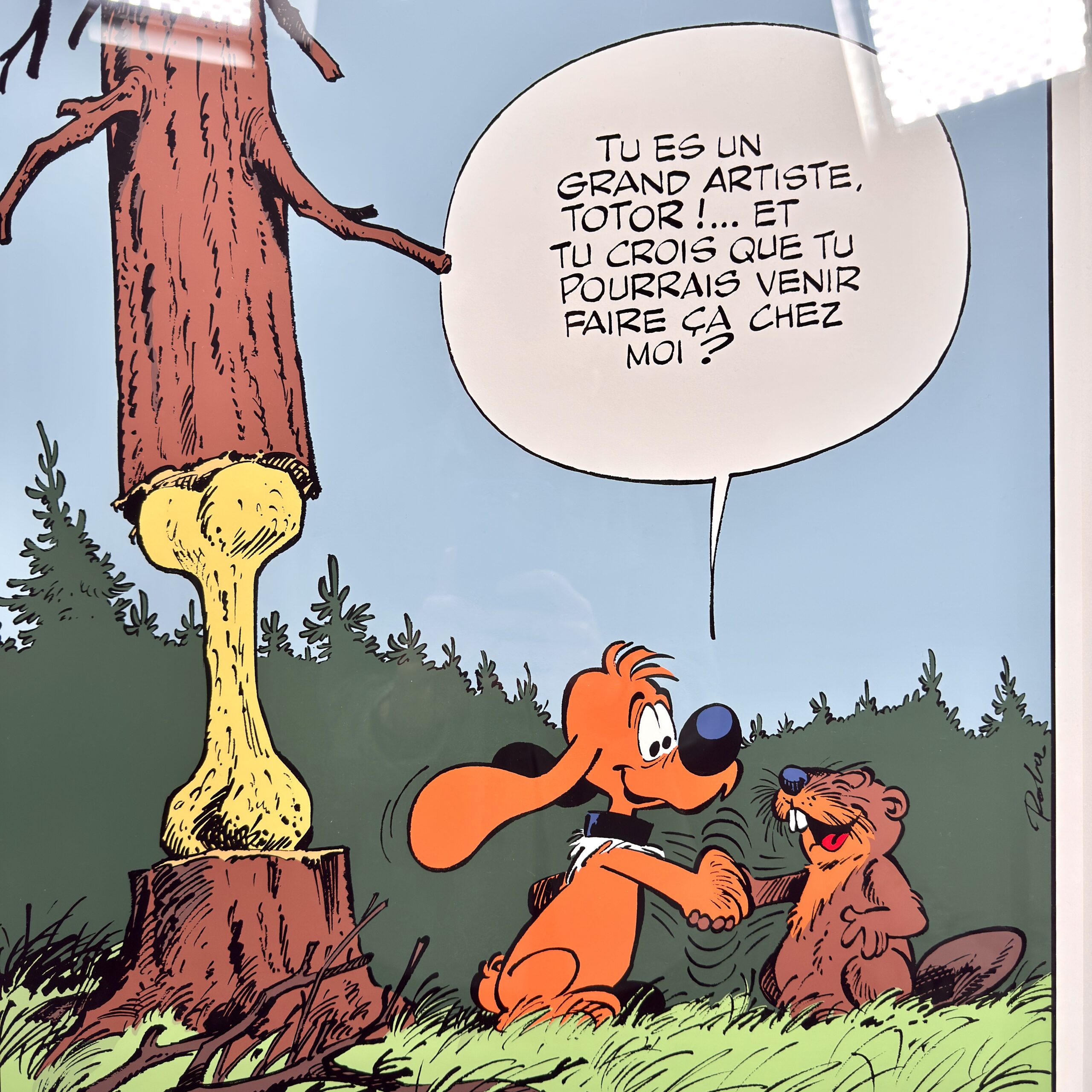 Sérigraphie Roba signée