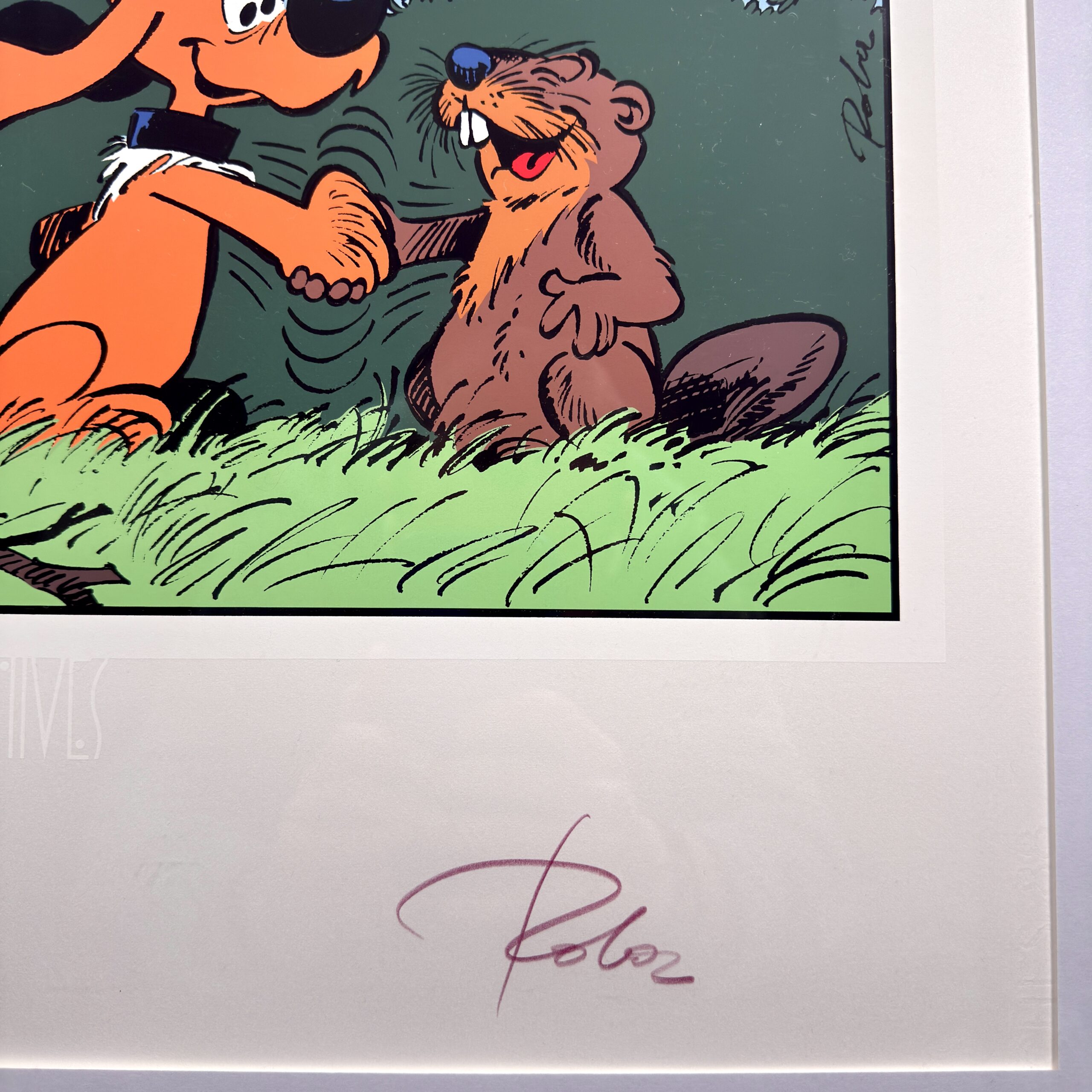 Sérigraphie Roba signée