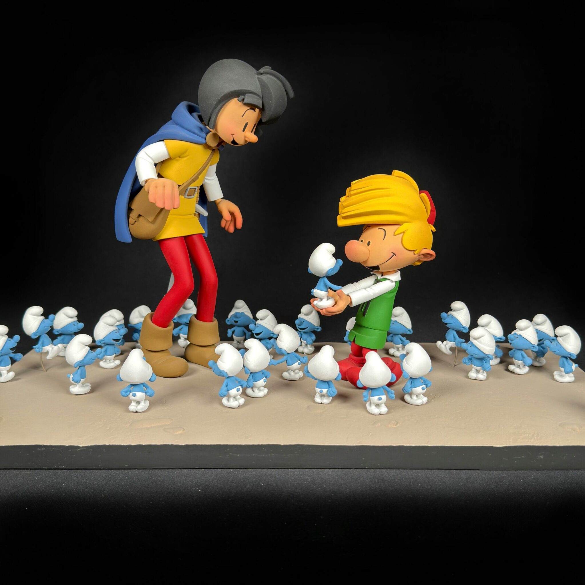 Figurine Johan et Pirlouit