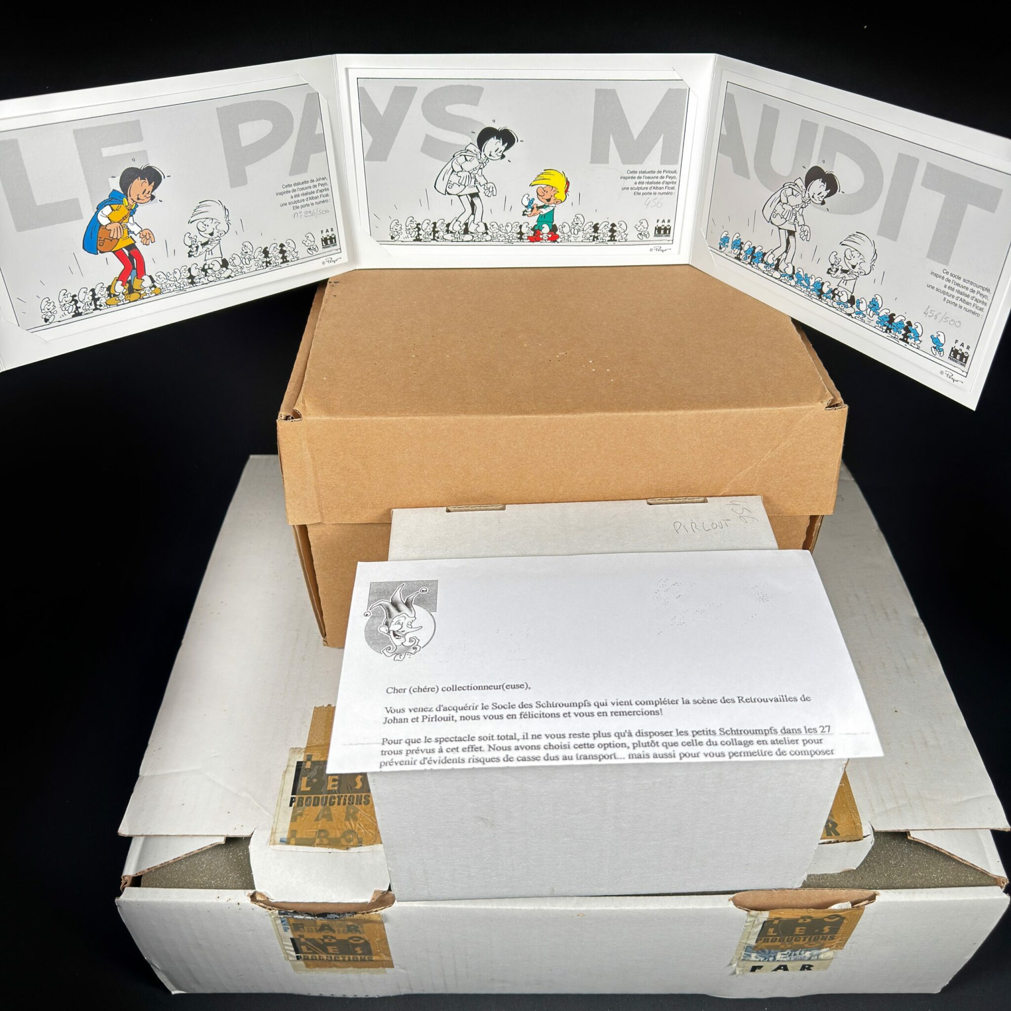 Figurine Johan et Pirlouit