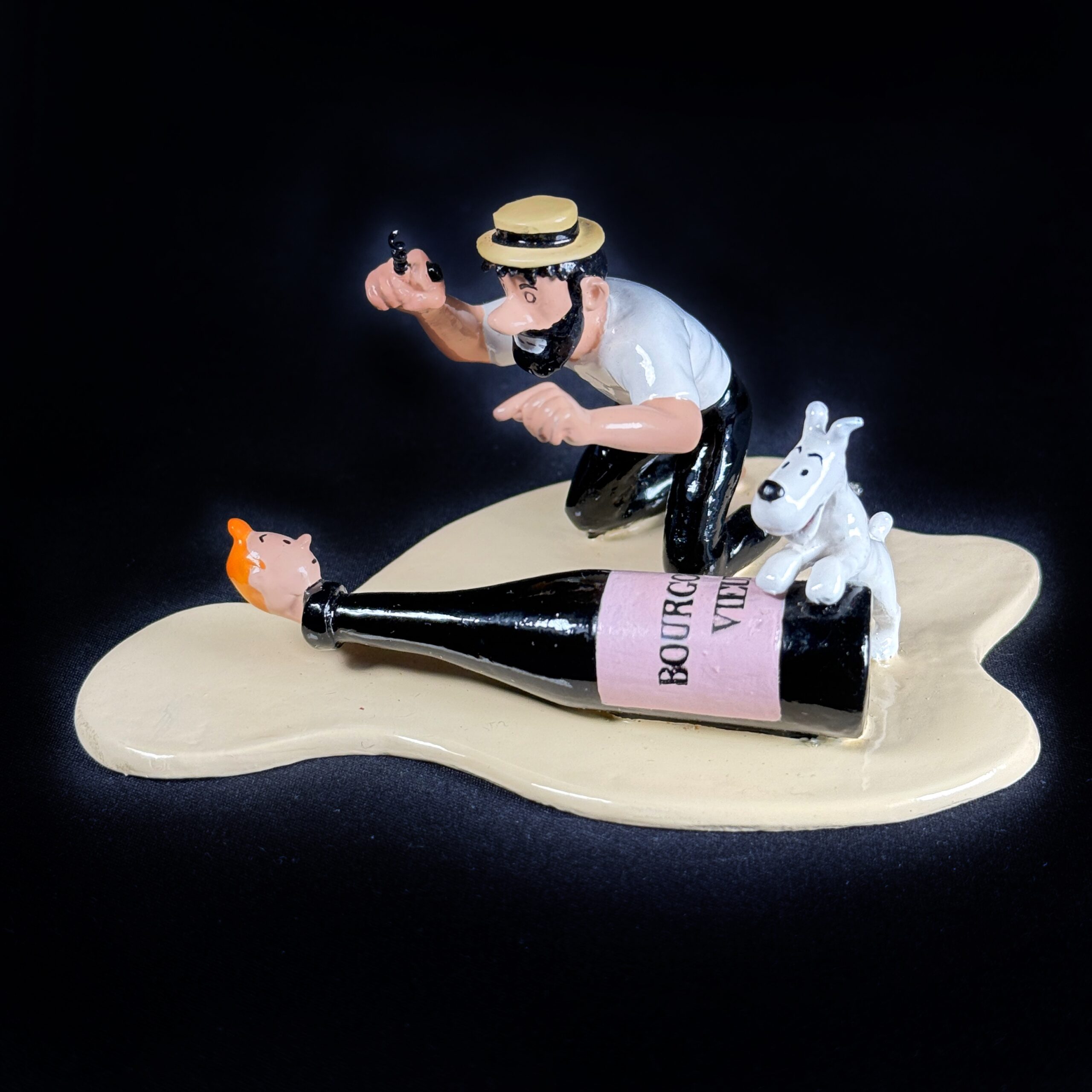 Figurine tintin reves et cauchemars