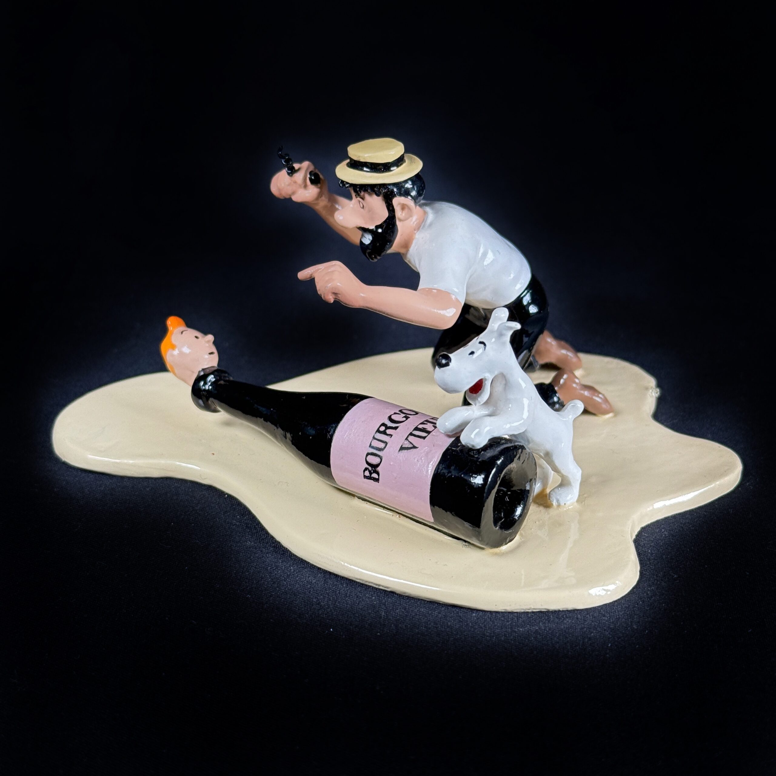 Figurine tintin reves et cauchemars