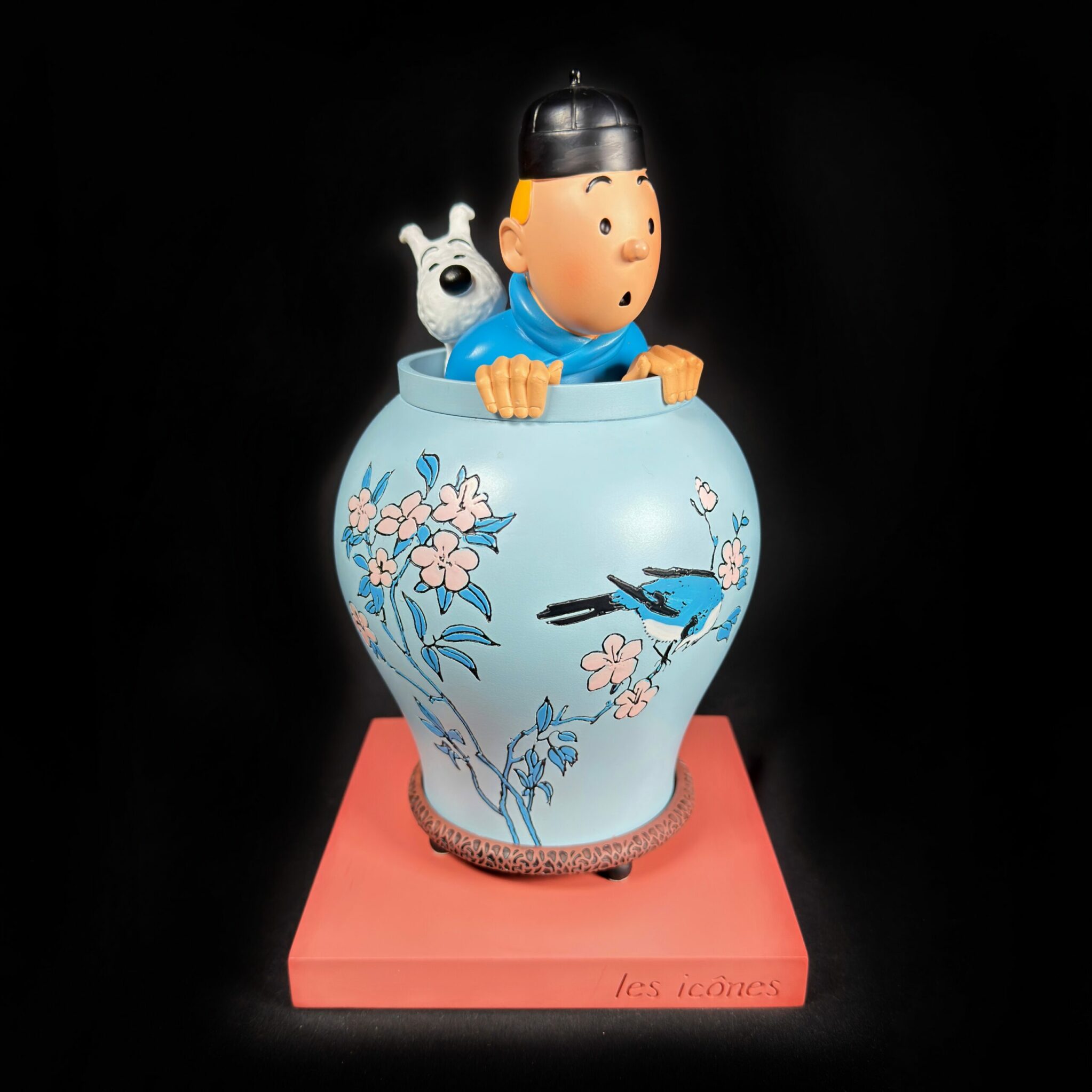 Figurine Tintin Potiche