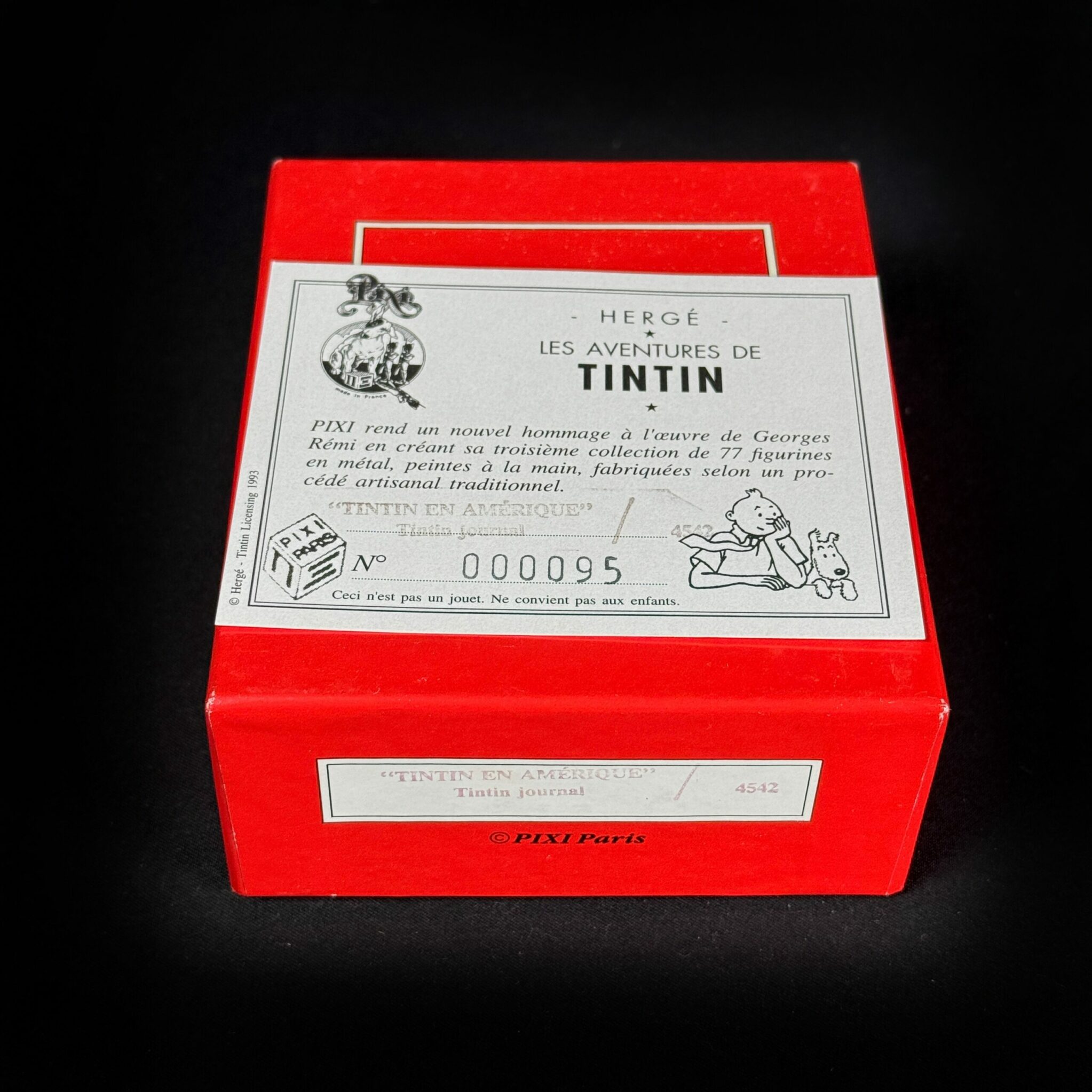 Figurine tintin pixi