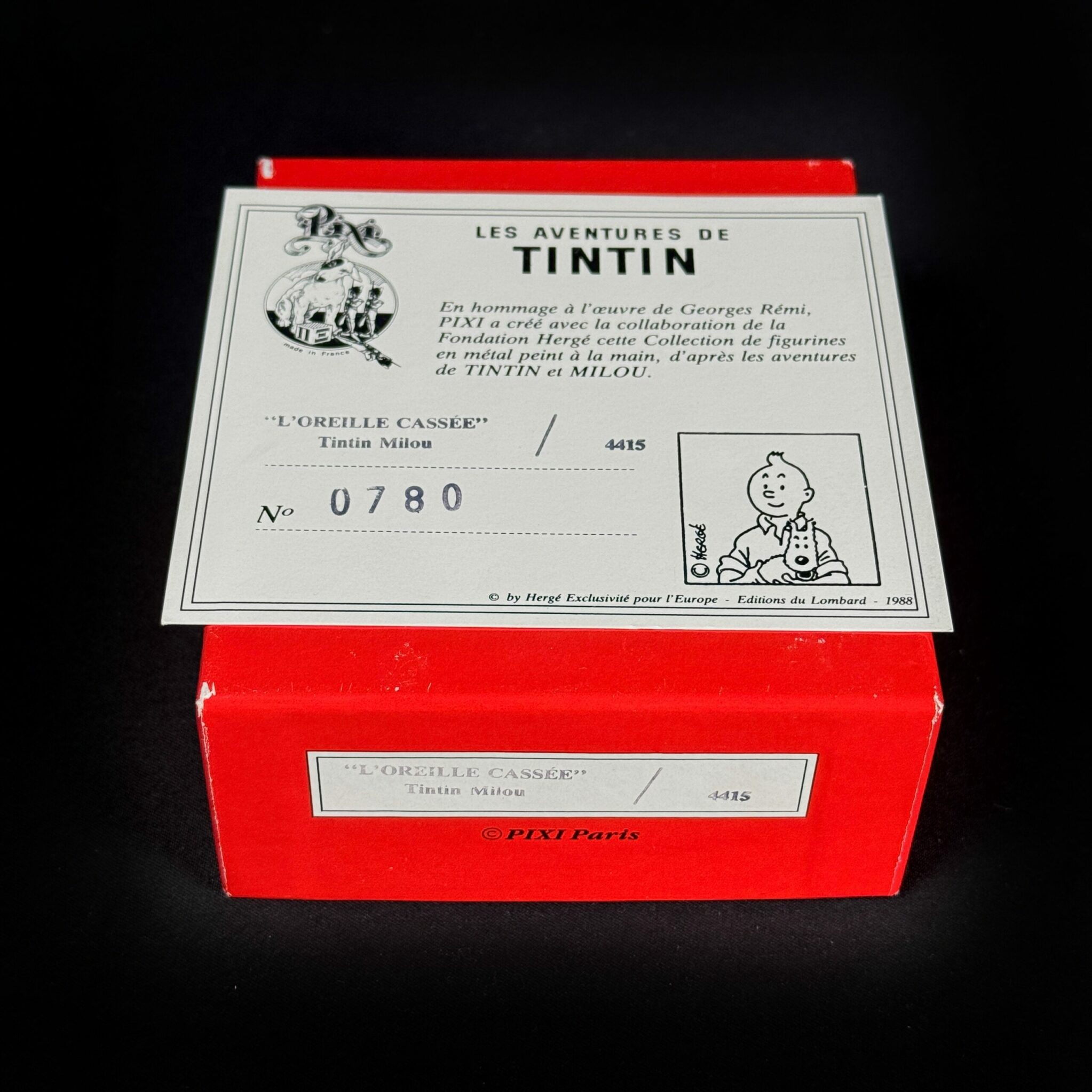 Figurine tintin pixi