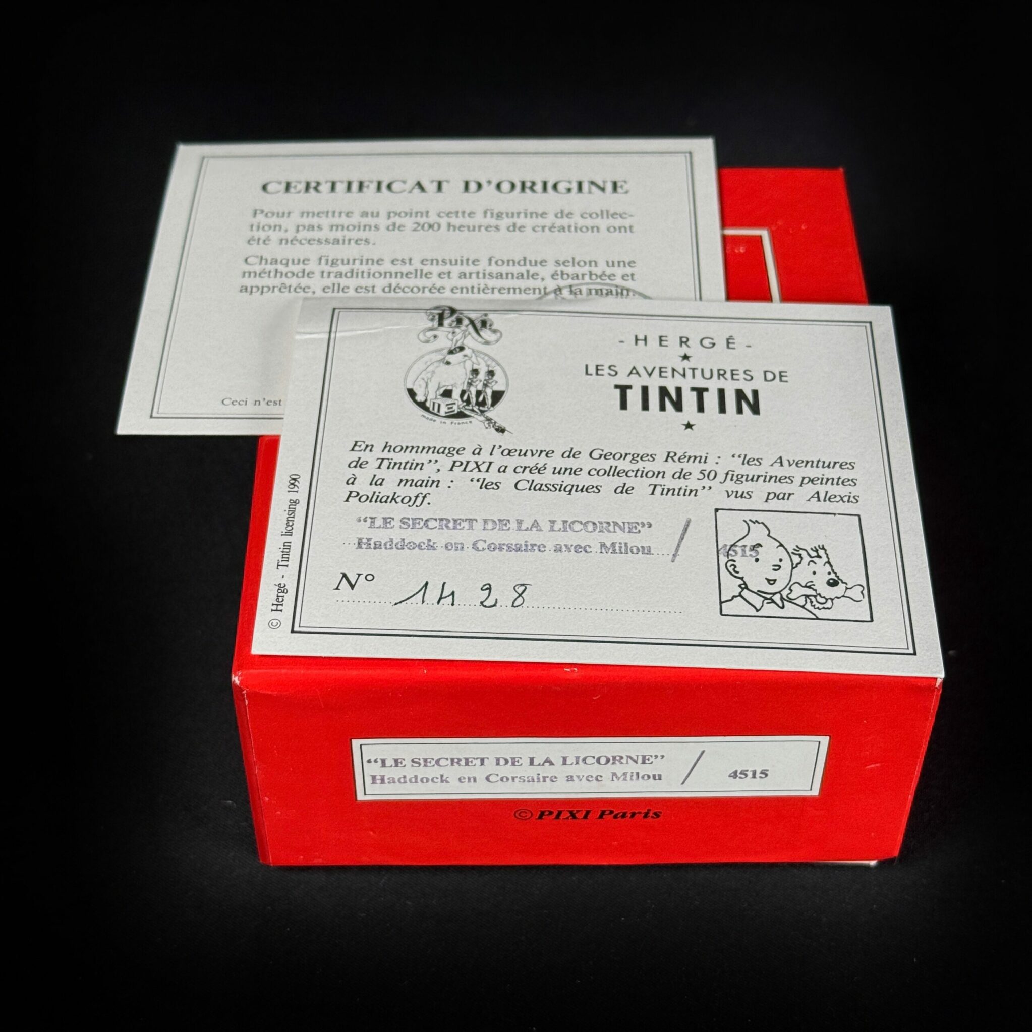 Figurine tintin pixi
