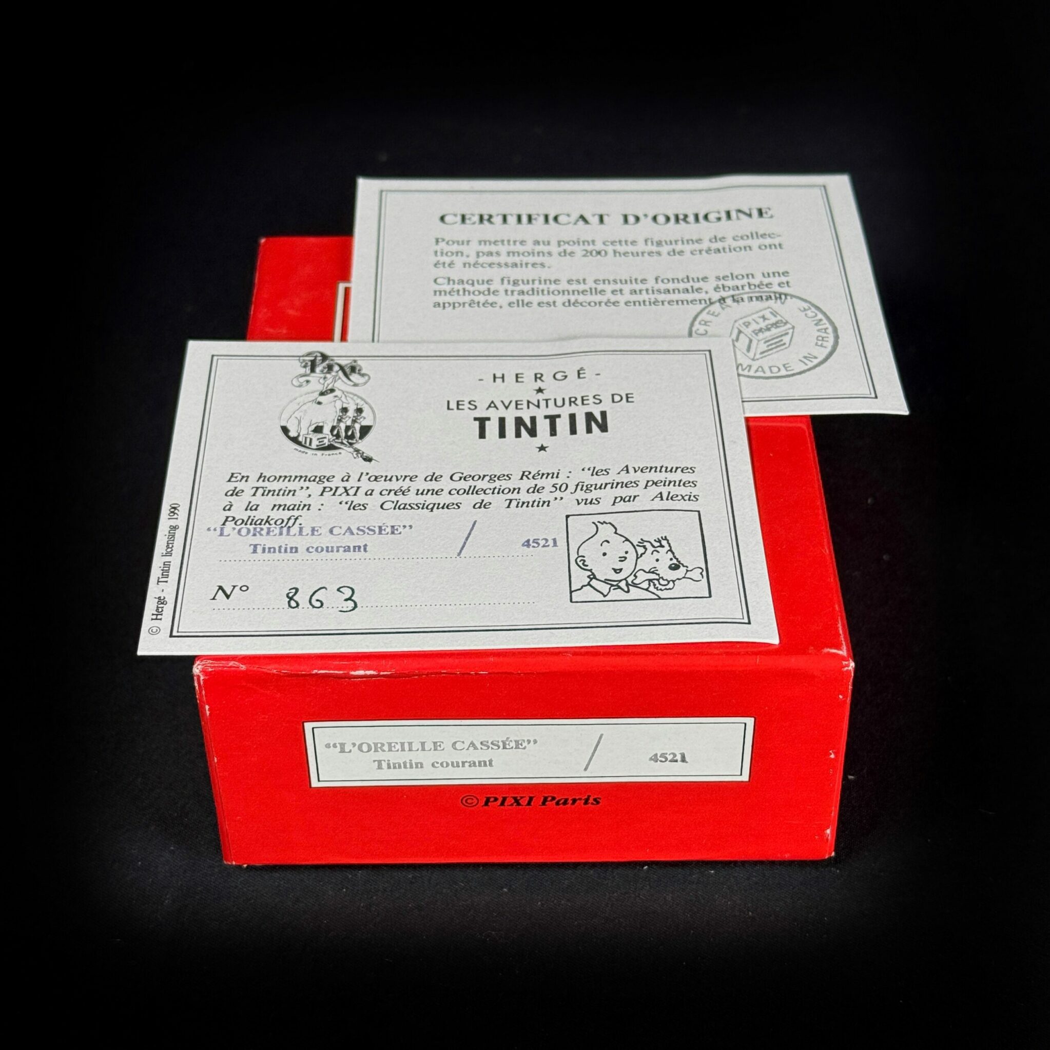 Figurine tintin pixi