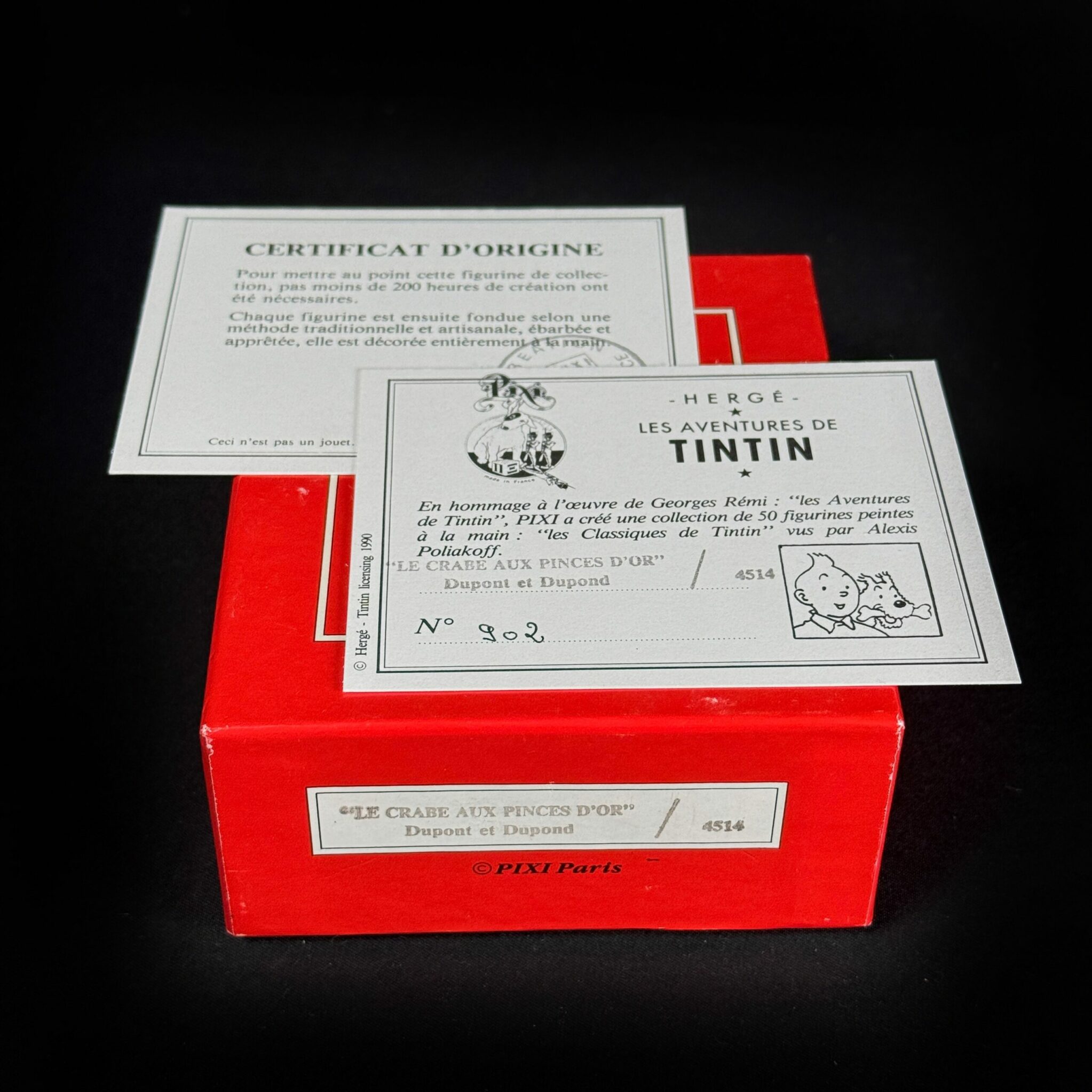 Figurine tintin pixi