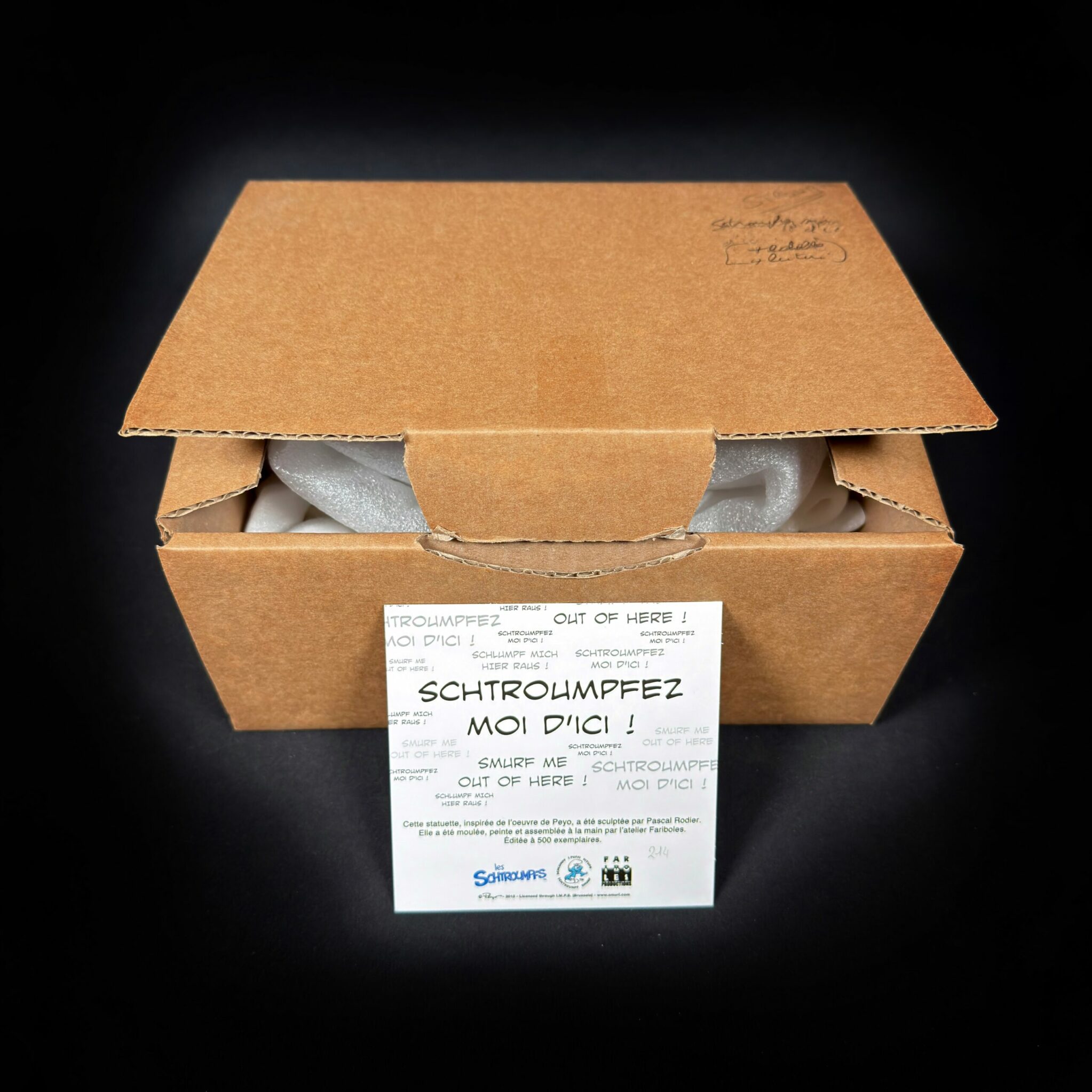 IMG_962Schtroumpf SOS Fariboles Productions – Figurines Family5 Figurine Schtroumpf Fariboles