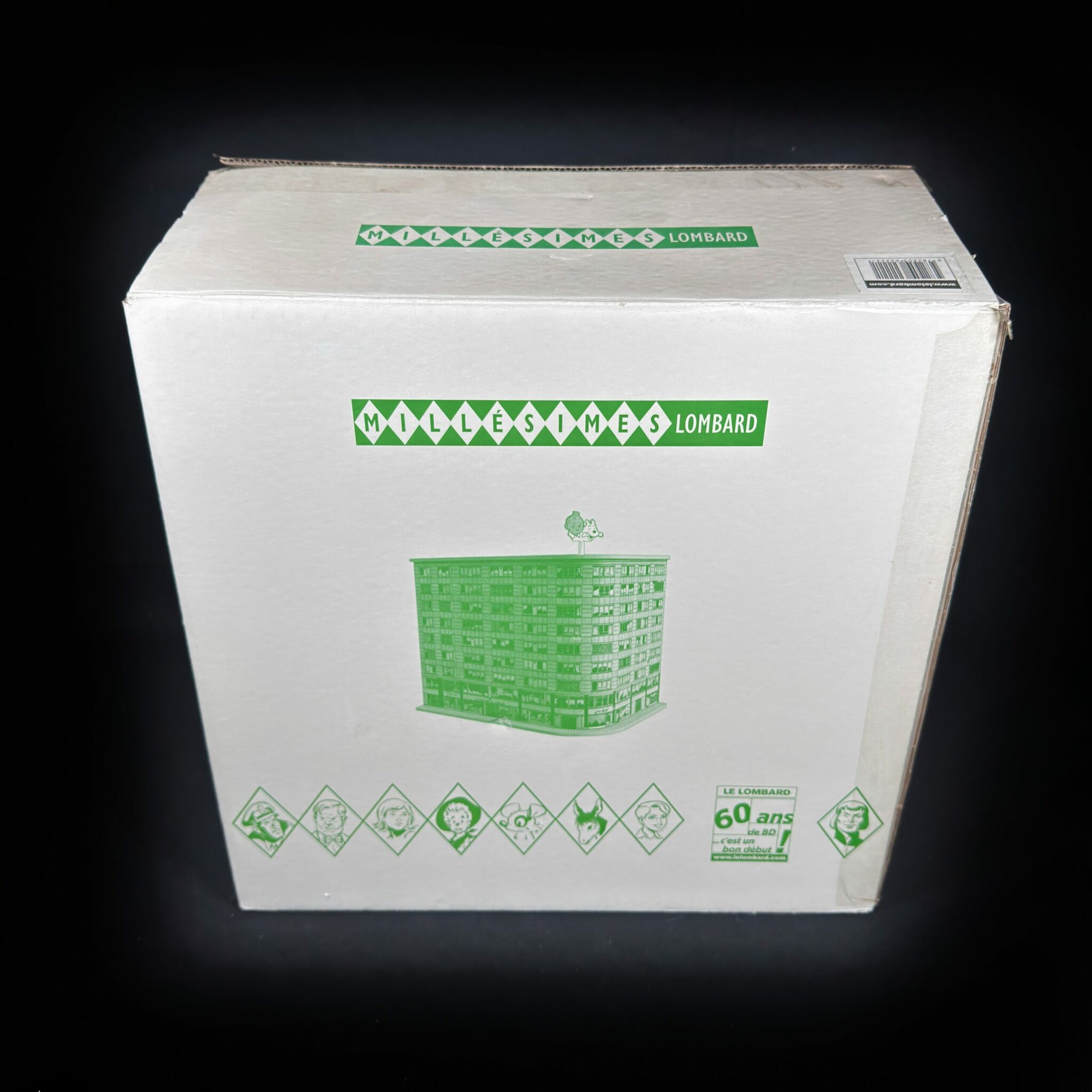 Coffret du Lombard Millesimes Tintin -Figurines Family Maquette Lombard Tintin