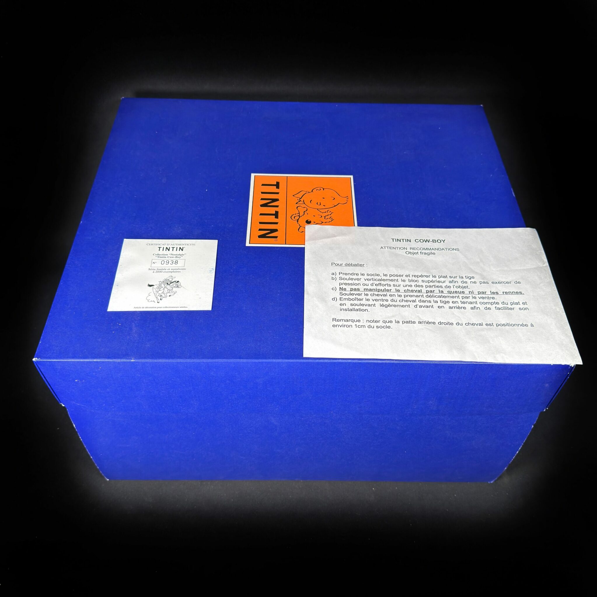 Tintin Cow-boy Leblon Delienne – Figurines Family Figurine tintin leblon delienne