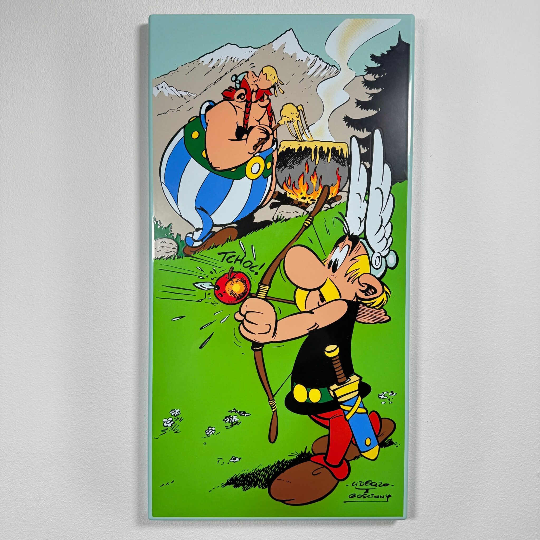 Plaque émaillée Astérix - Figurines Family