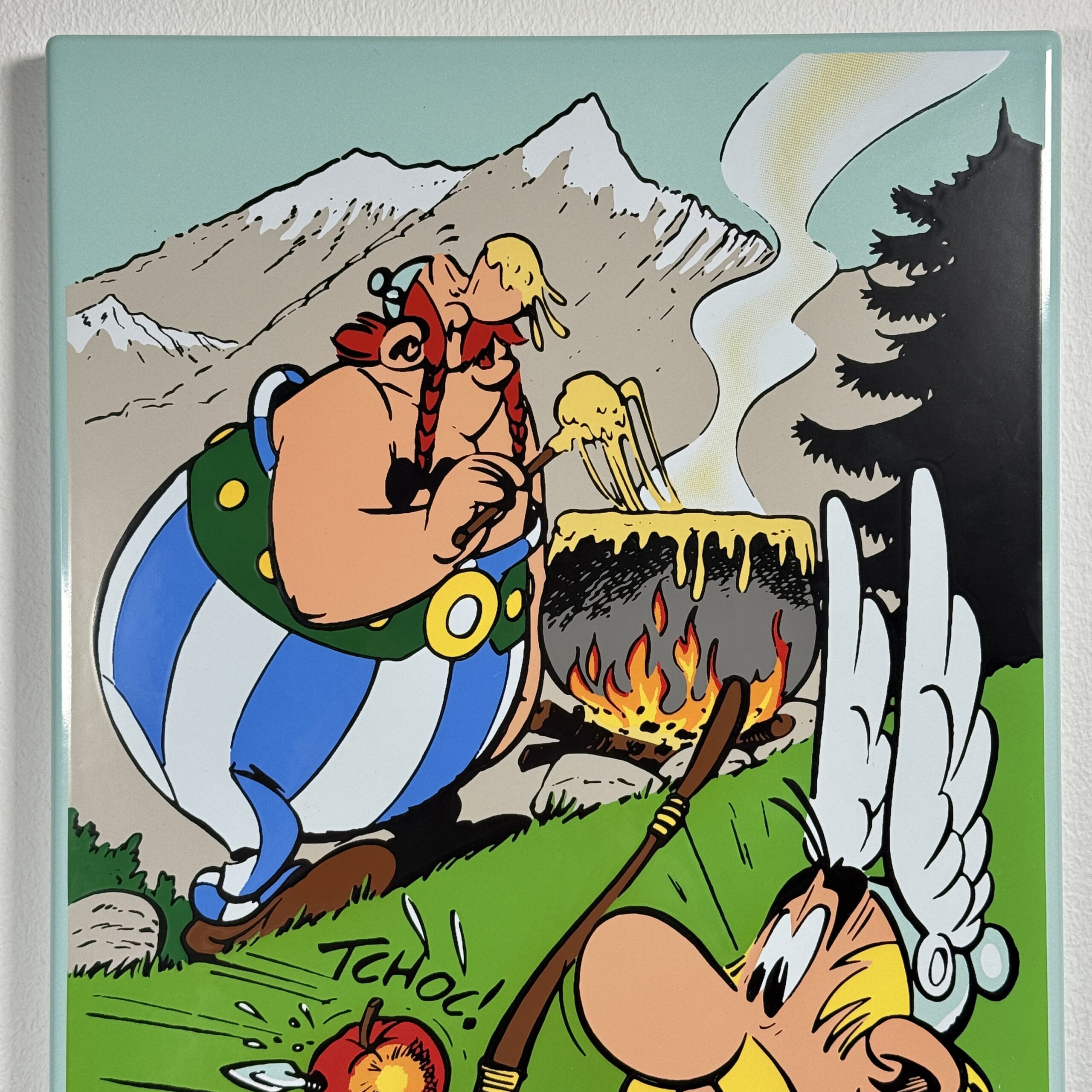 Plaque émaillée Astérix - Figurines Family