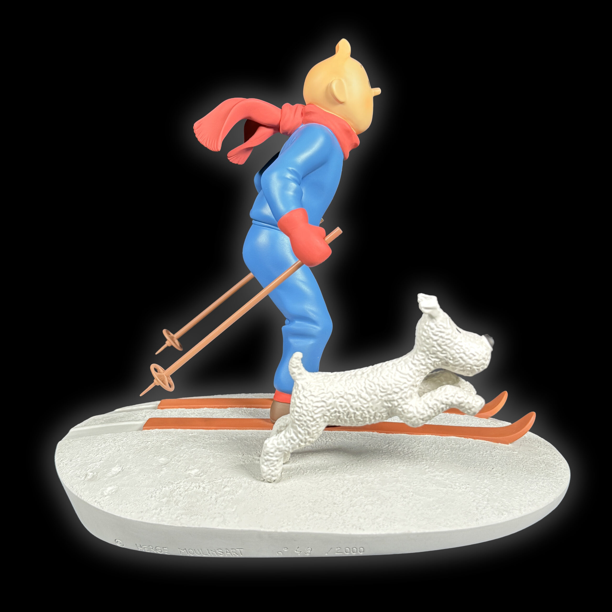 Tintin à ski Leblon Delienne - Figurines Family