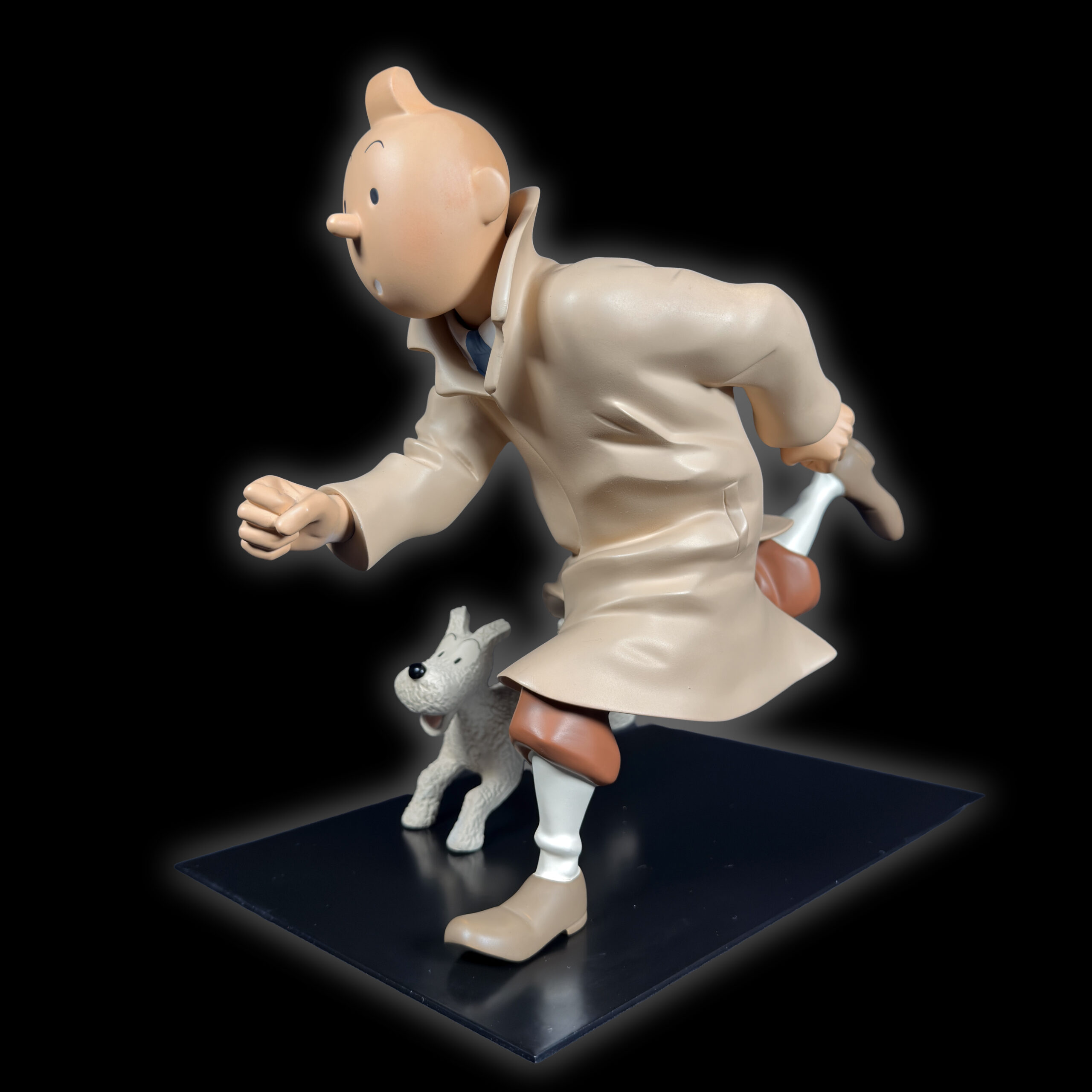 Tintin et Milou running Leblon Delienne - Figurines Family