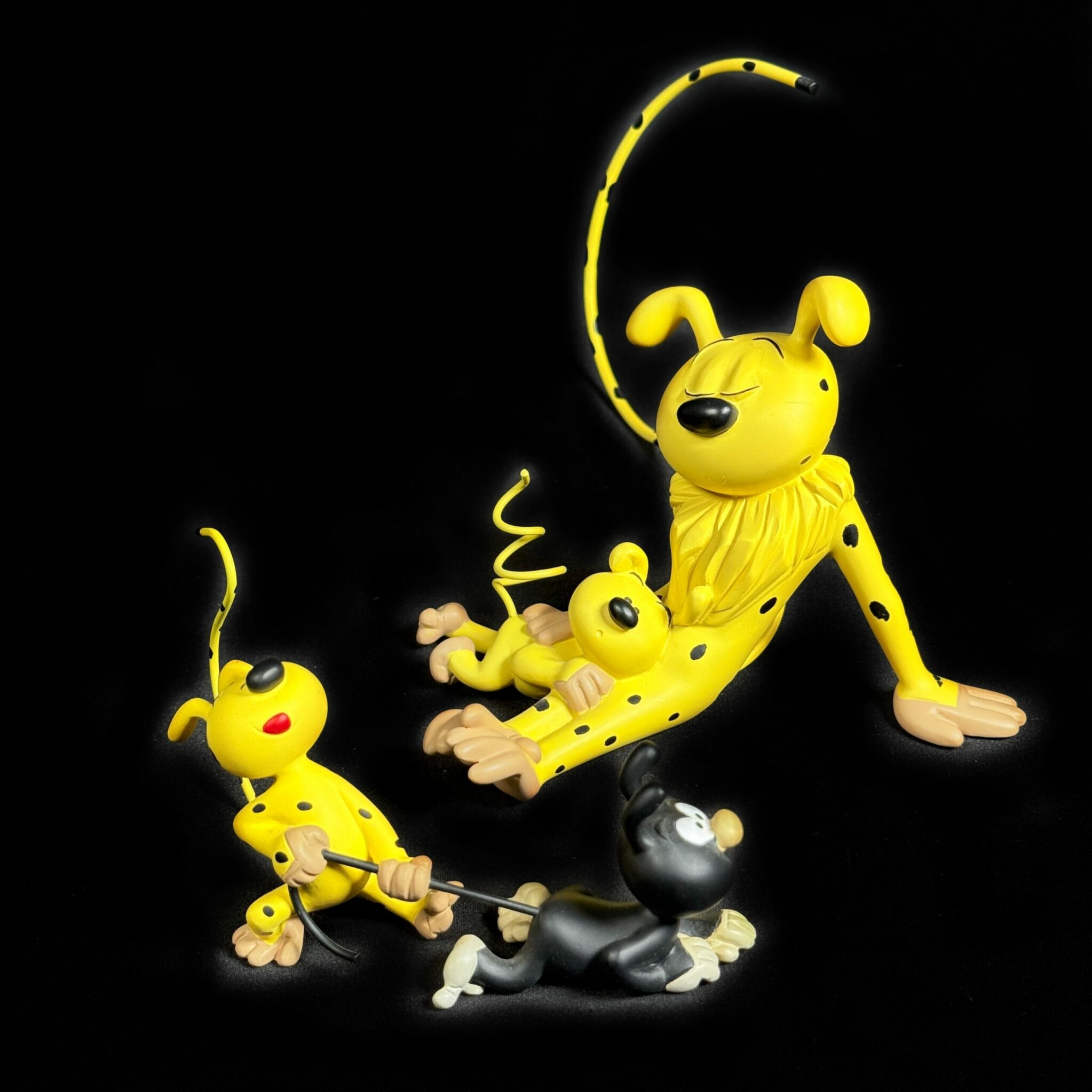 Marsupilami câline et ses petits Leblon - Figurines Family