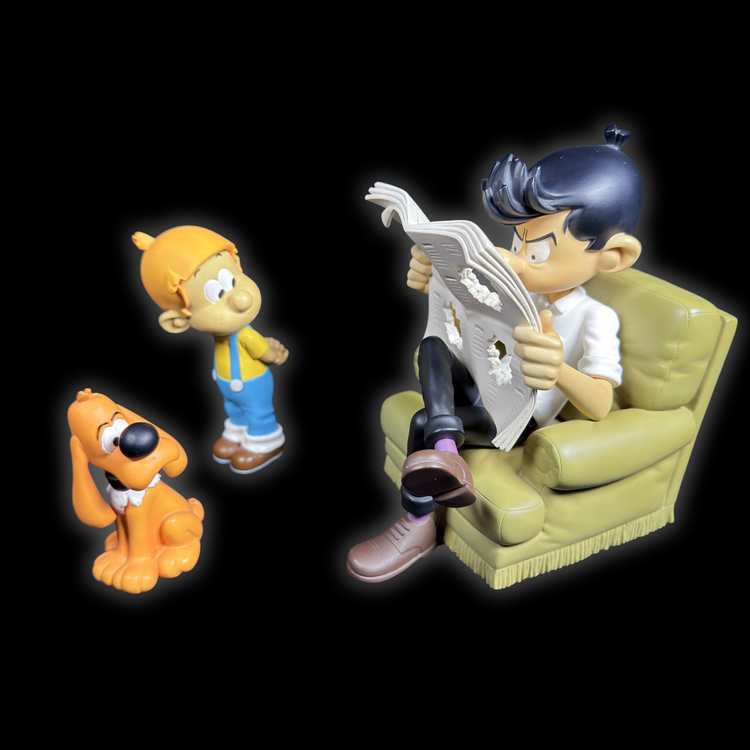 Boule et Bill la punition Leblon - Figurines Family