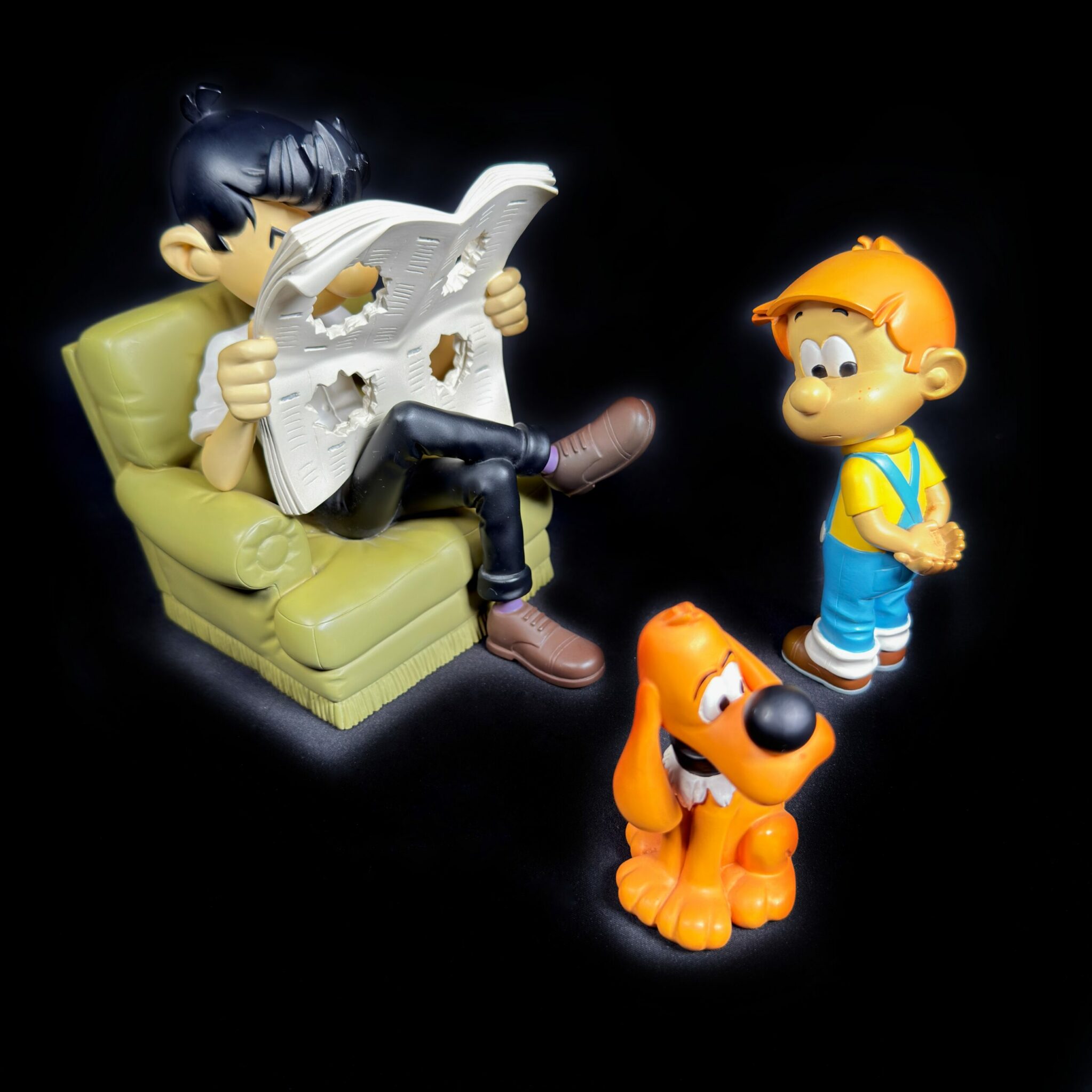 Boule et Bill la punition Leblon - Figurines Family
