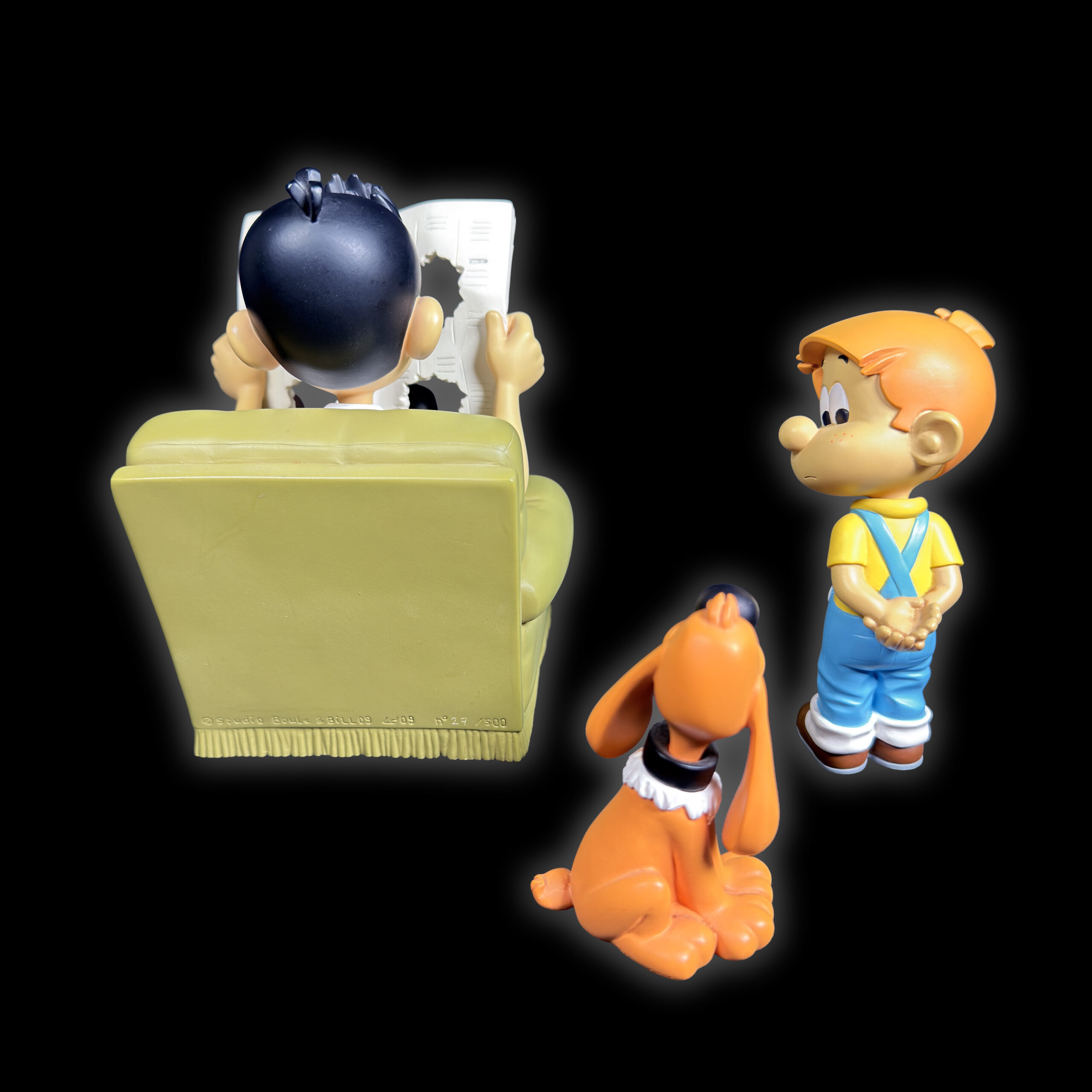 Boule et Bill la punition Leblon - Figurines Family
