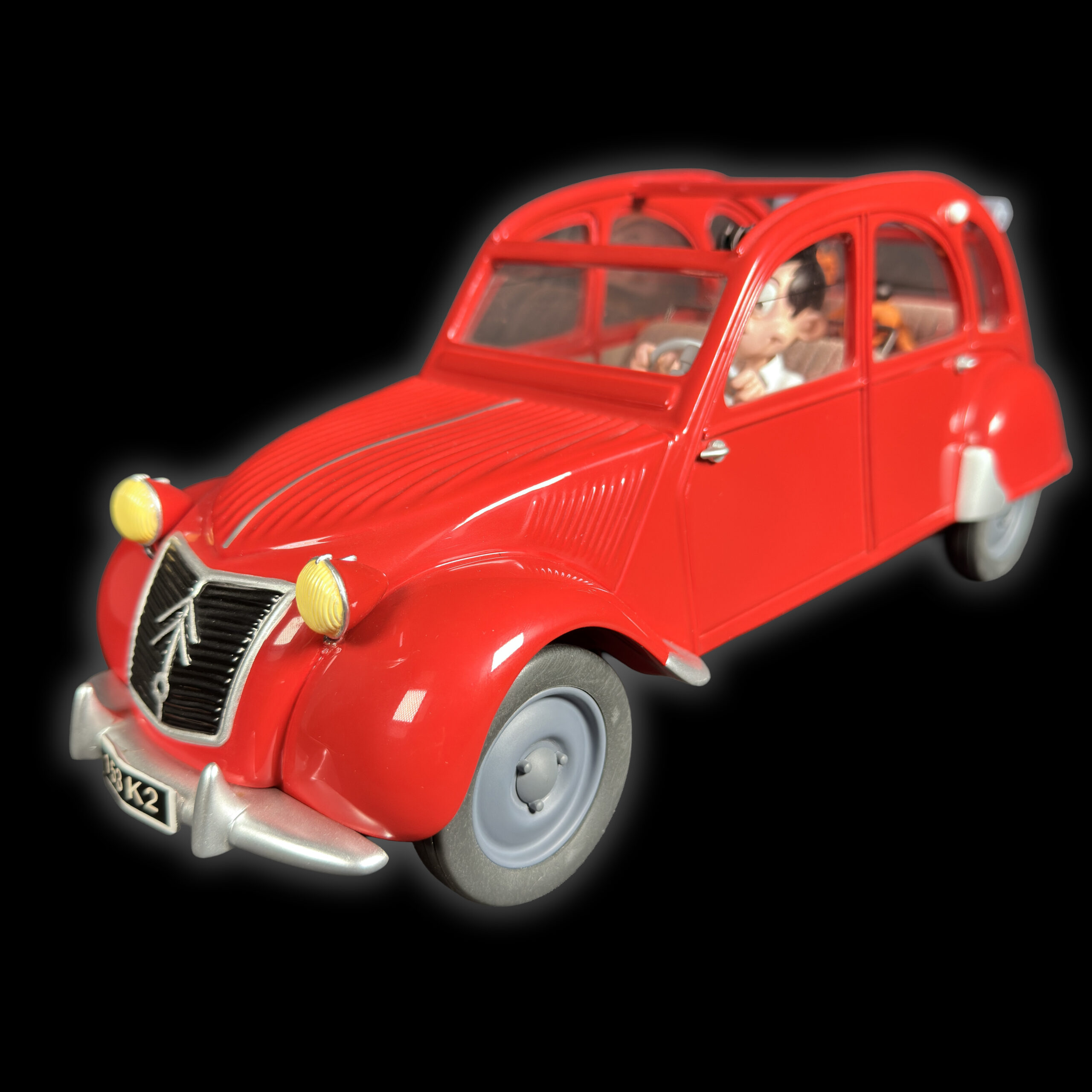 La 2CV rouge Boule et Bill Aroutcheff - Figurines Family