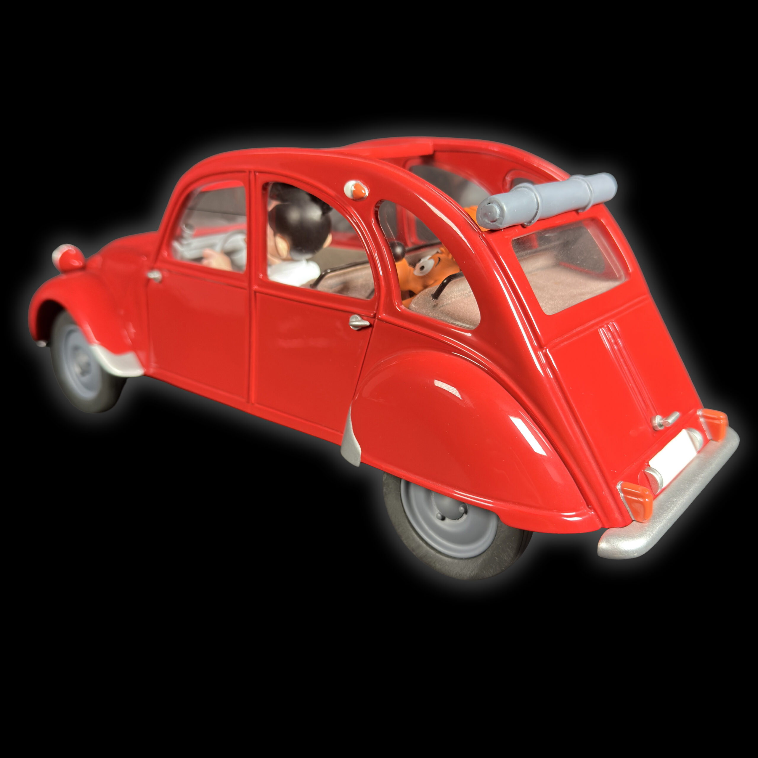 La 2CV rouge Boule et Bill Aroutcheff - Figurines Family