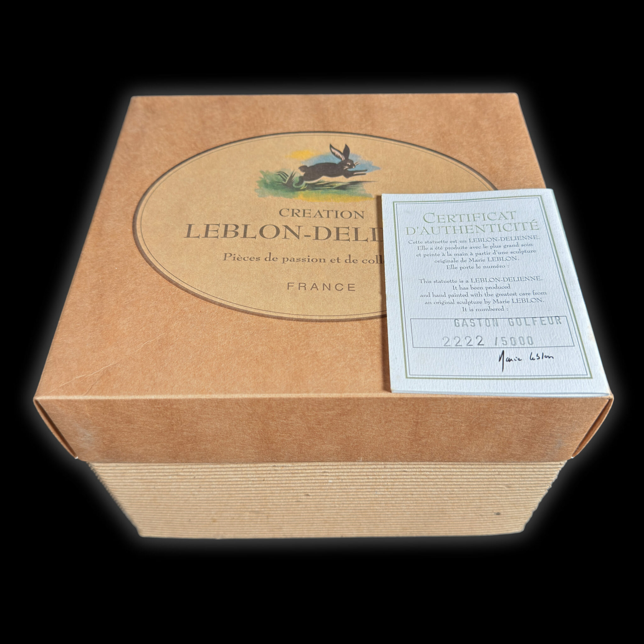 Gaston golfeur Leblon Delienne - Figurines Family