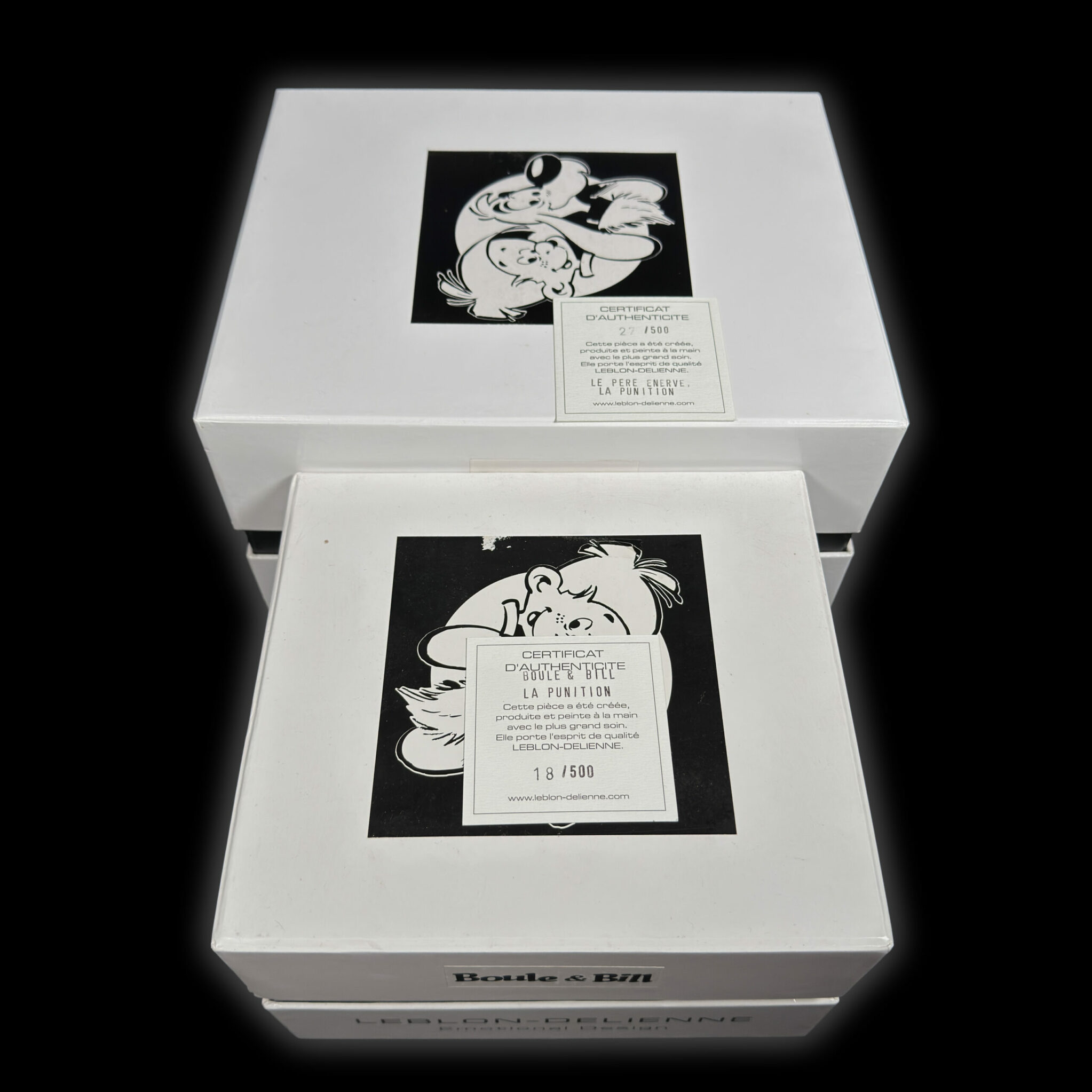 Boule et Bill la punition Leblon - Figurines Family