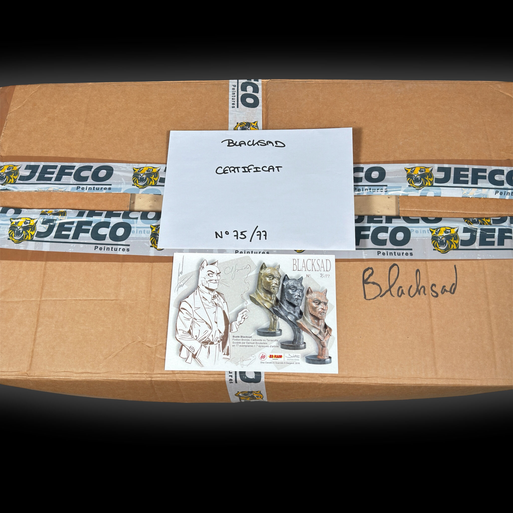 Blacksad carbone Boulesteix – Figurines Family Blacksad carbone Boulesteix - Figurines Family