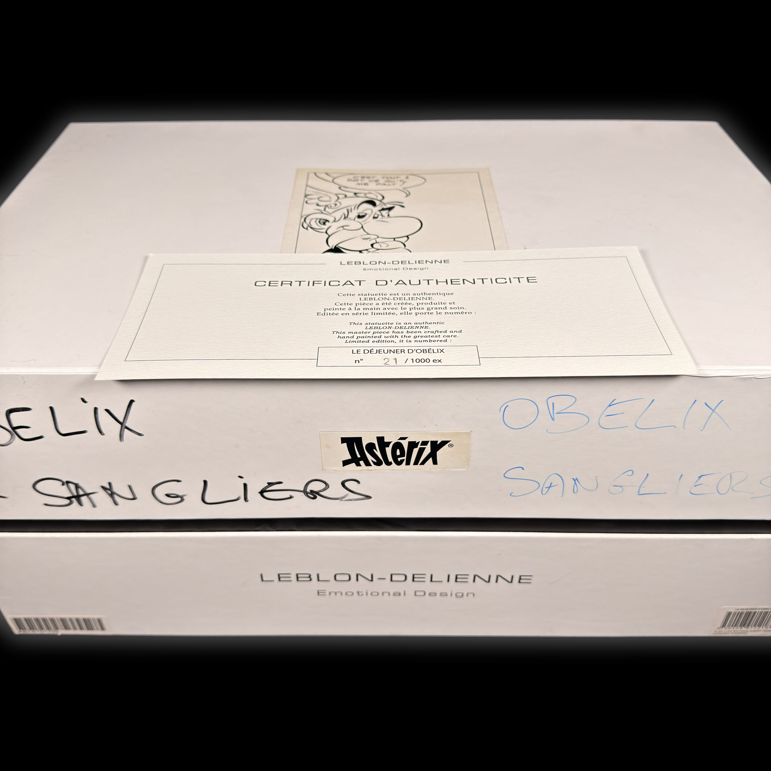 Le déjeuner d'Obélix Leblon - Figurines Family